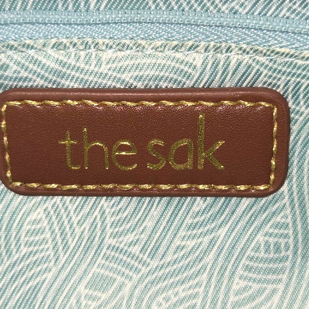 The Sak Leucadia Crossbody Bag Women Medium Black Leather Studded Tassel 109151 - Picture 9 of 10